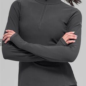 ALO Yoga Charcoal Long Sleeve Top
